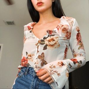 Majorelle Fleur Top